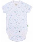 Body cu mânecă scurtă Bio Baby - Bumbac organic, 68 cm, 4-6 luni - 1t