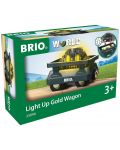 Jucarie din lemn Brio World -Vagon cu aur - 2t