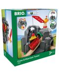 Set din lemn Brio World - Macasa si tunel - 4t