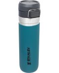 Sticlă de apă Stanley Go - Quick Flip, 1.06 L, albastru deschis - 1t