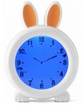 Ceas deșteptător cu lampă de noptieră Alecto - Bunny - 2t
