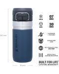 Sticlă de apă Stanley Go - Quick Flip, 0.47 L, albastru inchis - 3t