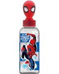 Sticlă cu figurină 3D Stor Spider-Man - Midnight Flyer, 560 ml - 1t