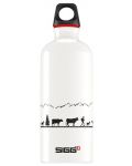 Sticlă de apă Sigg – Swiss Craft, 0.6 L, albă - 1t