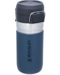 Sticlă de apă Stanley Go - Quick Flip, 0.47 L, albastru inchis - 1t