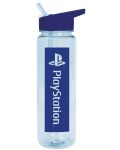 Sticlă de apă  Pyramid Games: PlayStation - Blue Tone, 700 ml - 1t