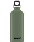 Sticla de apa Sigg Traveller – Leaf green, verde, 0.6 L - 1t