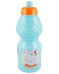 Sticla sport Uwear - Peppa Pig, 400 ml	 - 1t