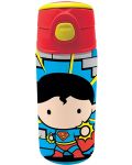 Stică de apă Graffiti Superman - Cu pai, 500 ml - 1t