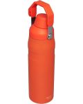 Stică de apă Stanley The Aerolight - IceFlow Fast Flow, 600 ml, portocalie - 2t