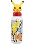 Sticlă cu figurină 3D Stor Pokémon - 560 ml - 1t