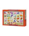 Puzzle Castorland de 1000 piese - Vintage Flora - 1t