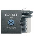Rezerve stilou Caran d'Ache Chromatics –  Albastru magnetic, 6 bucati - 1t