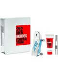 Carolina Herrera Set 212 Men Heroes - Apă de toaletă, 90 și 10 ml + Gel de duș, 100 ml - 1t