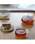 Ceașcă de ceai cu farfurioară Viva Scandinavia - Classic, 250 ml, bambus și sticlă - 6t