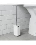Perie de toaletă Umbra - Flex Sure-Lock, albă - 6t