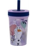 Pahar cu pai Stor Frozen - Trust the Journey, 465 ml - 2t