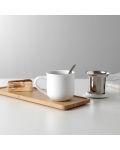 Ceașcă de ceai cu strecurătoare Viva Scandinavia - Minima Pure White, 350 ml - 5t