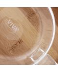 Ceașcă de ceai cu farfurioară Viva Scandinavia - Classic, 250 ml, bambus și sticlă - 4t