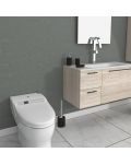 Pensulă de toaletă Inter Ceramic - Sydney, 11,8 x 39,5 cm, negru - 2t