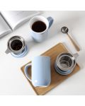 Ceașcă de ceai cu strecurătoare Viva Scandinavia - Minima Sea Salt, 500 ml, gri - 4t