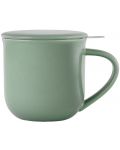 Ceașcă de ceai cu strecurătoare Viva Scandinavia - Minima Stone Green, 350 ml - 1t