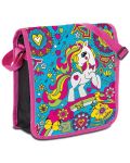 Geantă de colorat Grafix - Pony, cu 4 markere - 3t