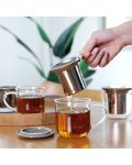 Ceașcă de ceai cu strecurătoare Viva Scandinavia - Minima, 400 ml, cu capac albastru - 7t