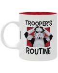 Cană ABYstyle Movies: Star Wars - Trooper's Routine - 2t