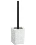 Perie de toaletă Wenko - Villata, 11,2 x 37 x 10 cm, alb - 1t