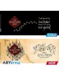 Cana cu efect termic ABYstyle Movies: Harry Potter - Marauder map	 - 4t