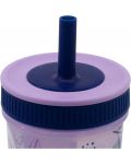 Pahar cu pai Stor Frozen - Trust the Journey, 465 ml - 3t