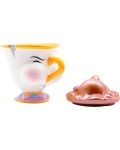 Pahar 3D ABYstyle Disney: The Beauty & the Beast - Chip with bubbles, 350 ml - 5t