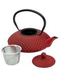 Ceainic din fontă Bredemeijer - Xilin, 800 ml, roșu - 2t