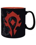 Cana ABYstyle Games: World of Warcraft - Horde logo, 460 ml - 1t