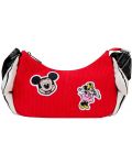 Geantă Loungefly Disney: Mickey Mouse - Mickey & Minnie - 1t