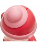 Cana cu pai si manere Wee Baby - Red, 200 ml - 4t