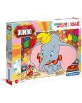 Puzzle Clementoni de 104 maxi piese - Dumbo - 1t