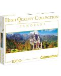 Puzzle panoramic Clementoni de 1000 piese - Castelul Neuchwanstei, Germania - 1t
