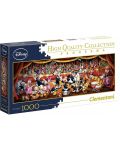 Puzzle panoramic Clementoni de 1000 piese - Orchestra Disney - 1t