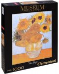 Puzzle Clementoni de 1000 piese - Floarea soarelui, Vincent van Gog - 1t