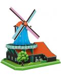 Puzzle 3D Cubic Fun de 71 piese – Dutch Windmill - 1t