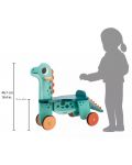 Jucărie din lemn pentru călărie Janod - Dinozaur - 9t