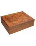 Cutie de lemn Modiano - Radica, cu 200 de jetoane și carti de poker - 2t