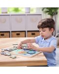 Puzzle din lemn  Melissa & Doug - Facilități subacvatice, 18 piese - 9t