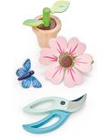 Set de jucării din lemn Tender Leaf Toys - Floare în ghiveci - 4t