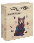 Puzzle din lemn  Kruzzel - pisică - 1t