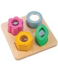 Jucării Tender Leaf Toys Jucărie senzorială din lemn - Puzzle optic - 1t