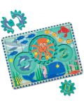 Puzzle din lemn  Melissa & Doug - Facilități subacvatice, 18 piese - 2t