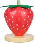 Jucărie cu sfori din lemn Orange Tree Toys - Strawberry - 2t